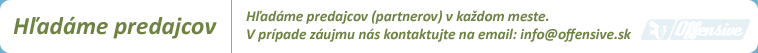 Hľadáme predajcov