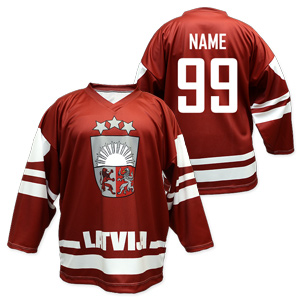 latvia hockey jersey