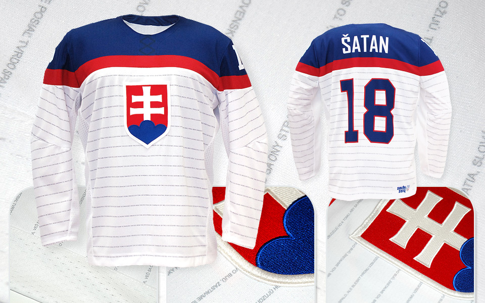 Slovakia Youth - Hockey Replica 0217 Fan Jersey/Customized :: FansMania